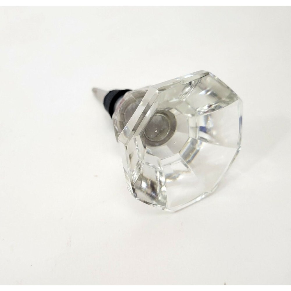 Faceted Glass Bottle Stopper Cork - Picture 5 of 6